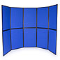 Folding Exhibition Board with Blue and Red Hook & Loop Fabric Folding Exhibition Board