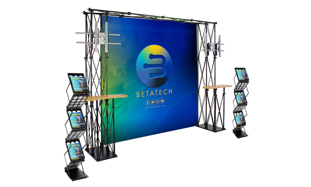 10' x 10' trade show booth displays