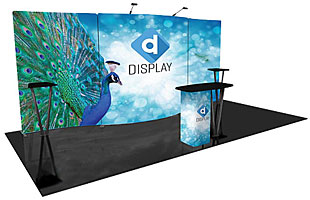 20x10 square foot trade show booth displays