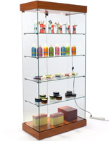 Full Vision Showcases that have (4) Shelves full vision showcases