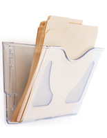 Clear Acrylic Wall File Folder with Deep Pocket