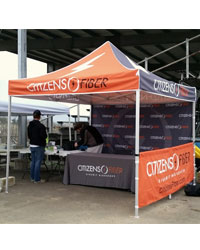 Create shelter for event attendees with custom printed popup canopies popup canopies with custom printing