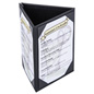 5” x 7” (3) Sided Table Tent Great Presenting for Drink Options 5” x 7” (3) Sided Table Tent for Drink Lists
