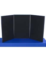 Exhibition Display Board has Black & Grey Sides! Trade Show Board