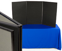 Exhibition Display Board has Black & Grey Sides! Trade Show Board