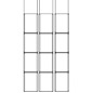 Suspended Sign Grid for Posters -<br />(12) 11"w x 17"h Frames & (6) 60" Hanging Chains Suspended Sign Grid