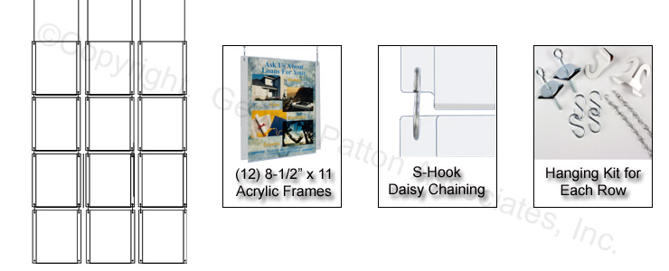 Hanging Signs that Come with Ceiling Mount Brackets hanging signs ideal for a warehouse