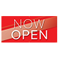 This Now Open Banner Is a Great Way to Alert Passersby of Your Store Now Open Banner with 6 metal hanging grommets