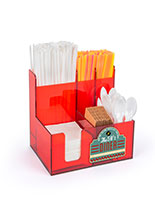 Condiment organizers with sign holders - great for centerpieces Condiment Organizers with Sign Clip