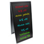 Wooden A-Frame Sign has a Writing Surface of 20"w x 42"h wooden a-frame sign