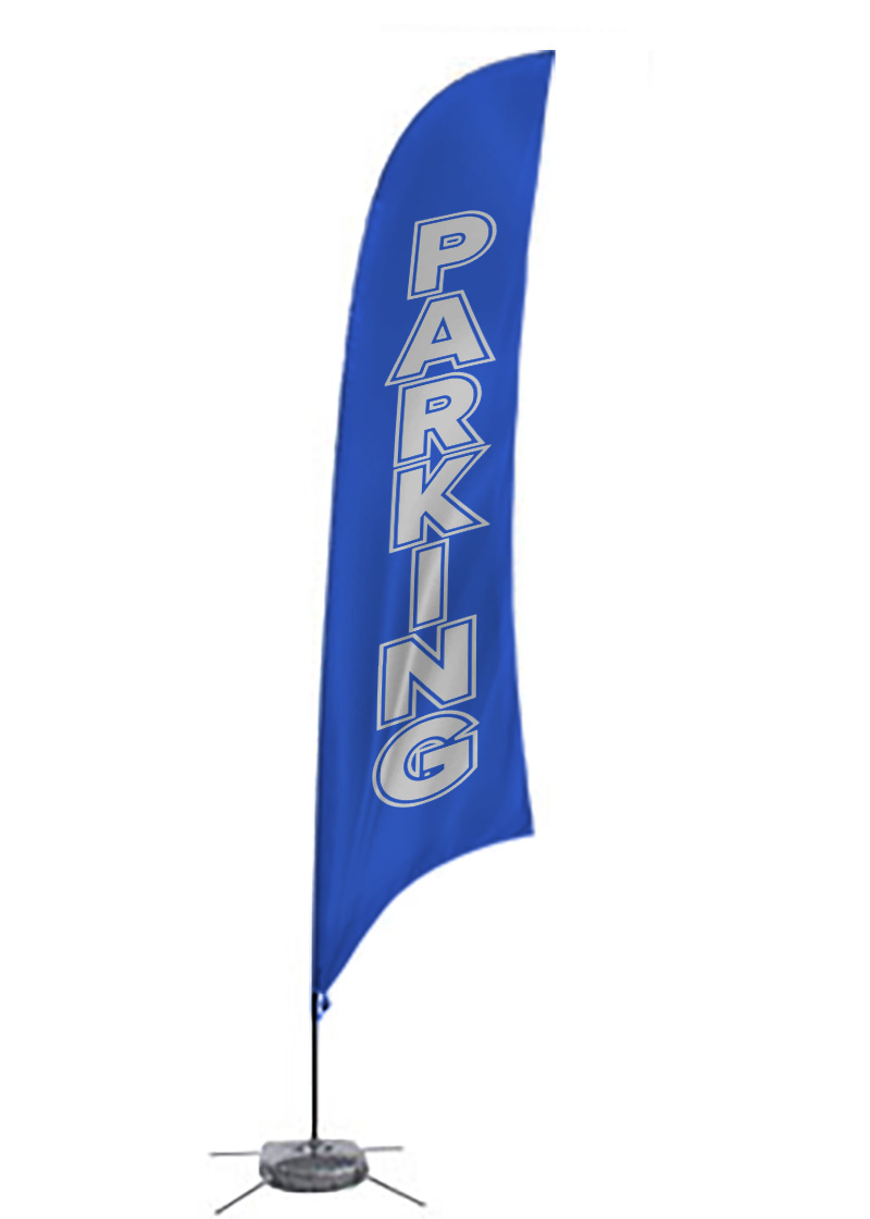 Banner Flag is Digitally Printed & Stands 12-1/2' Tall Outdoor Flag