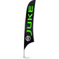 Feather Banners : 19' w/ Full Color Digital Imprints feather banners