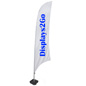 Feather Banner with 1 Color Custom Print Feather Banner with 1 Color Custom Print