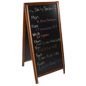 Sidewalk Chalkboard Sign With (2) 20”x 42” Writing Areas Sidewalk Chalkboard Sign