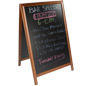 Chalkboard Sidewalk Signs With A-Frame & (2) Black Panels Chalkboard Sidewalk Signs