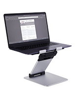 Sit to stand Laptop holder with Z-shaped frame