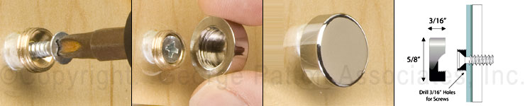decorative screw cap covers