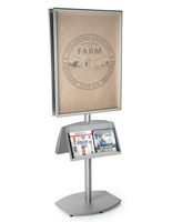 BRAVA Literature Sign Stand: 24" x 36" literature sign stand