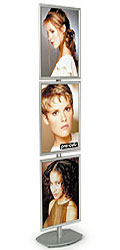 BRAVA Sign Frame Stand: Three 22" x 28" Frames sign frame stand
