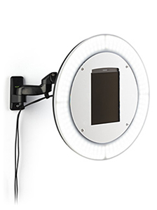 Tablet Photo Booth Wall Mounts are Great for Content Creators Wall Mounted Tablet Ring Light Stations