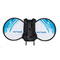 O-Shape Wearable Advertising Backpack - Stand Out in a Crowd O-shape wearable advertising backpack with adjustable straps