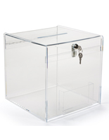 Tabletop Plexiglass Donation Box