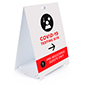 Heavy-Duty Custom A Frame Advertising Sign with Portrait Orientation Custom a frame advertising sign with long lasting UV printed graphics