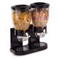 Dry Food bin: Black, (2) 1-Gallon Canisters bin