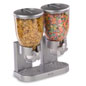 Cereal Dispensers: Silver, (2) 1-Gallon Canisters cereal dispensers