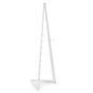 White Wooden Easel, 67.25”h 67.25”h White Wooden Easel
