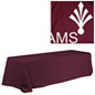 This table cover with logo includes 1 color printing table cover with logo