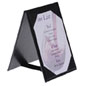 Synthetic Leather Table Tent with A-Frame Design Synthetic Leather Table Tent