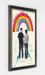 Black framing makes any poster look sophisticated. frames with dark edges