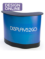 Durable Podium Shipping Container with Graphics