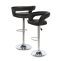 Pneumatic Bar Stool with Contemporary Style Pneumatic Bar Stool Made of Faux Leather