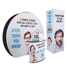 Trade Show Kit with Branded Displays Use Custom-Printed Graphics to Brand Your Booth