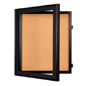 Tack Board: Black Finish, Swinging Frame tack board