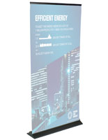 Economy Banner Stand for Custom Graphics Economy Banner Stand, Portable