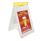 Sandwich Board with 22" x 28" Sign Display Area - Includes (2) Coroplast® Inserts Sandwich Board