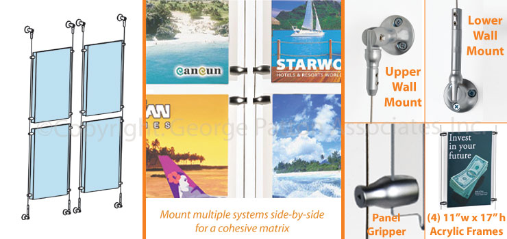 Suspended Poster Kits Ideal for Businesses suspended poster kits