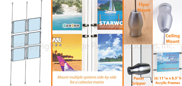 Ceiling Hung Posters Ideal for Window Displays ceiling hung posters