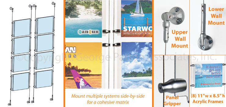 Hanging Display Systems Ideal for Businesses hanging display systems