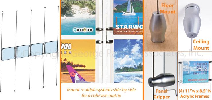 Ceiling Hung Sign System Ideal for Window Displays ceiling hung sign system