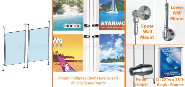 Wall Mount Sign System Ideal for Businesses wall mount sign system