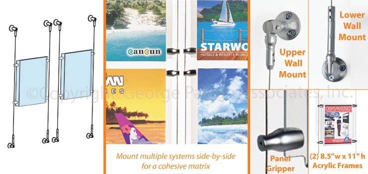Suspended Poster Kits Ideal for Businesses suspended poster kits
