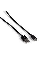 Black Micro USB cords for multiple gadgets