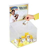 Sweepstakes Box: w/ Security Lock & Sign Holder sweepstakes