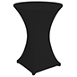 This Bar Height Spandex Table Cover Fits a Round Surface Tops 31 inch x 42 inch bar height spandex table cover