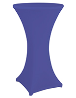 Royal Blue cocktail table spandex cover