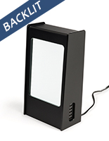 Led Menu Stand Power Bank With USB Charge Hub Led menu stand power bank with 5" x 7" viewable area